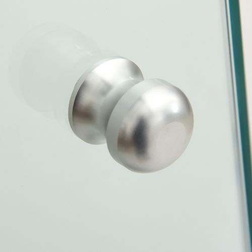 Vitrine En Verre 4 Couches Avec LED , Vitrine En Verre Pour Salon , Vitrine De Collection , Noir