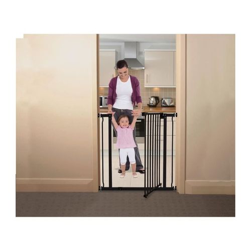 Barriere De Sécurité Dreambaby  Extra Haute Liberty - Par Pression - L 75/81 X H 93 Cm - Noire