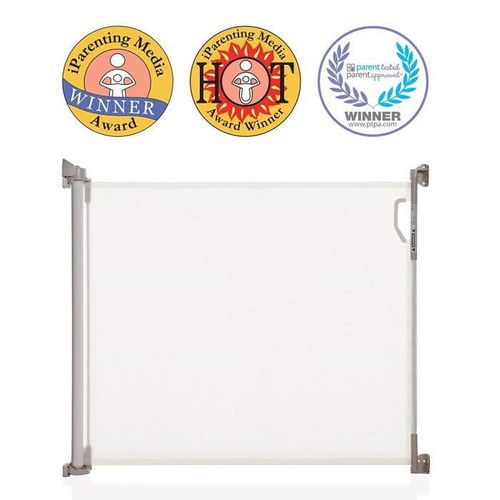 Barriere De Sécurité Rétractable  Blanc