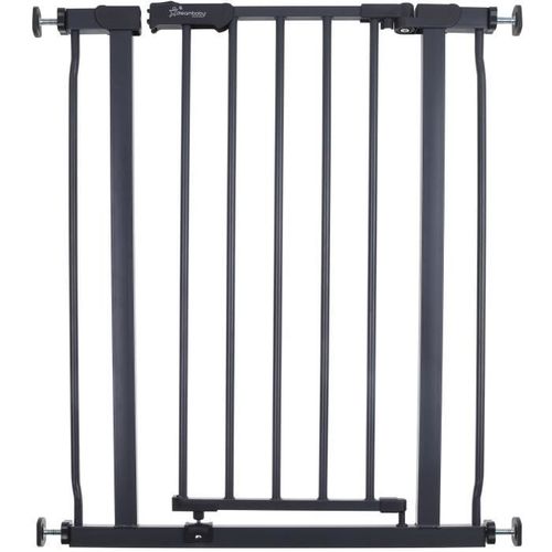 Barriere De Sécurité - Ava - Montée Par Pression - 61-68 X 75 Cm - Double Verrouillage - Anthracite