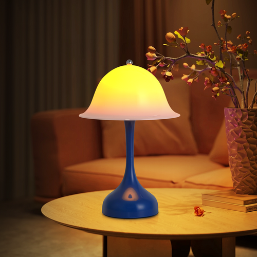 Lampe De Table Sans Fil LED - Lampe Chevet Tactile Dimmable, 3 Températures, Rechargeable USB
