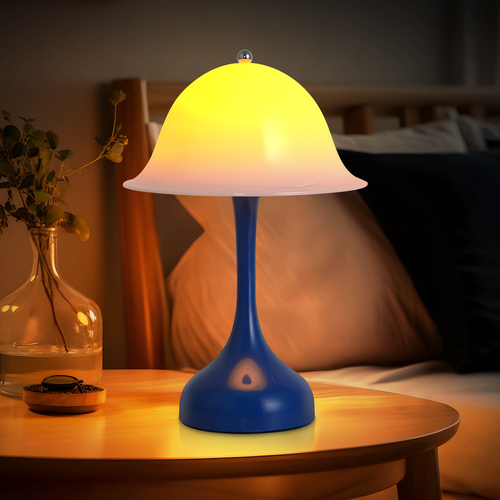 Lampe De Table Sans Fil LED - Lampe Chevet Tactile Dimmable, 3 Températures, Rechargeable USB