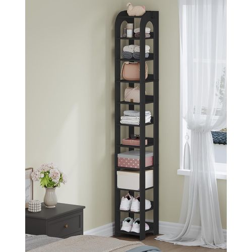 Étagère à Chaussures Verticale,11 Étages D'étagères à Chaussures Étroites,organisateur De Chaussures