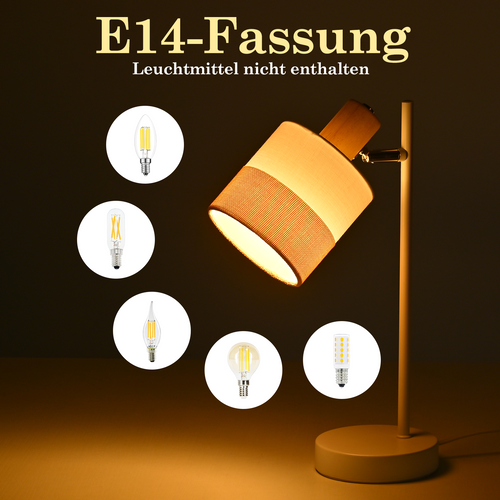 Lampe de chevet  enfant Avec Câble Vintage E14 Pour Chambre Sans Ampoule