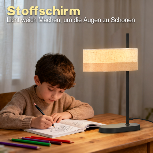 Lampe De Table Enfant E14 Vintage 1 Flamme Sans Ampoule pour Bureau