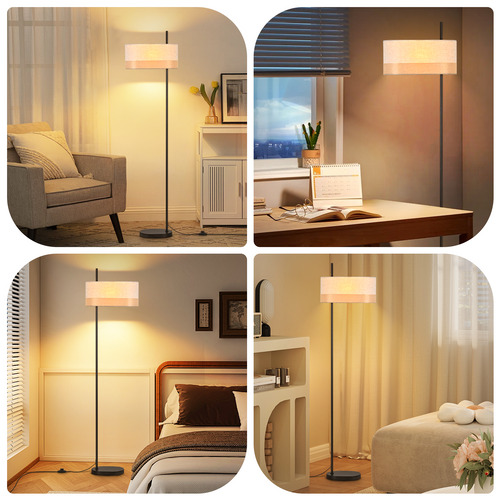 Lampadaire 1 Flamme Vintage E27 Avec Interrupteur Au Pied Pour Salon