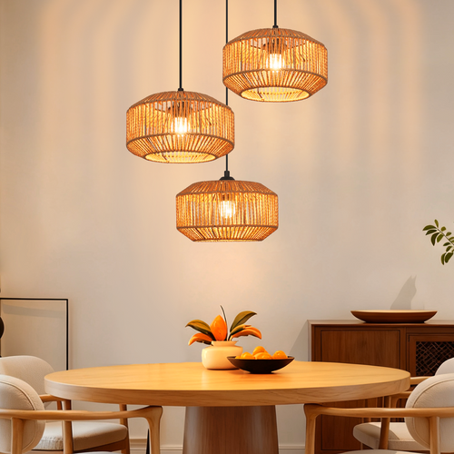 Suspension Vintage 3 Flamme E27 (ampoule Non Incluse)