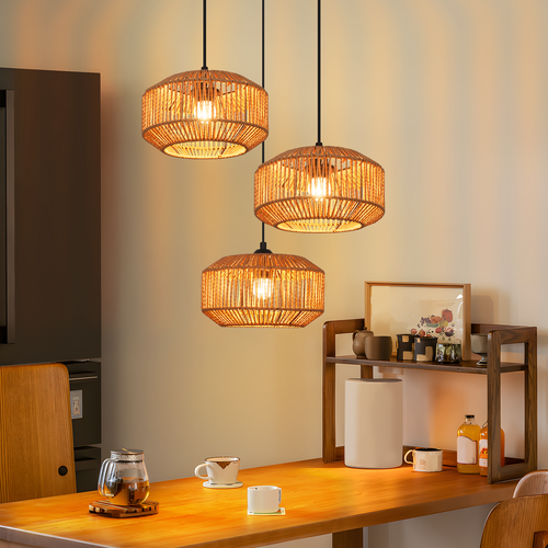 Suspension Vintage 3 Flamme E27 (ampoule Non Incluse)