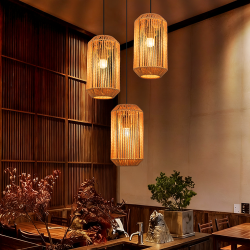 Suspension Vintage Noir 3 Flammes Lamp E27 Salon (ampoule Non Incluse)