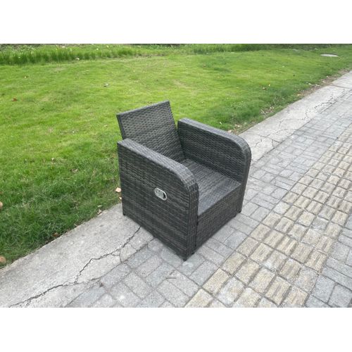 Dossier Haut Salon De Jardin Avec 3 Tabourets 2 Tables D'appoint Ensemble De Canapés En Rotin