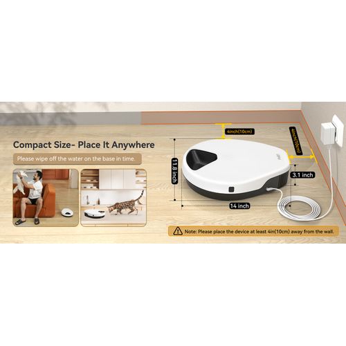 Distributeur Automatique Pour Chats Et Chiens Avec Fonction De Conservation, 5 Repas Programmables