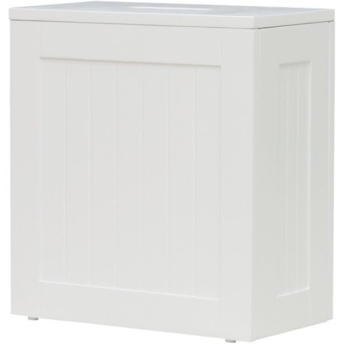 Meuble de rangement/meuble-lavabo, 31x17x33 cm, blanc, rangement multifonctionnel