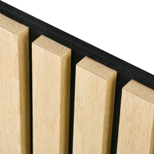 Set De 4 Panneaux Muraux Décoratifs 60x60 Cm - Bois