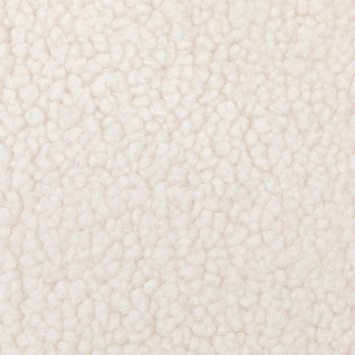 Chaise à Bascule, Rocking-chair Avec Coussin, Oreiller, Poche, En Tissu Teddy, Blanc