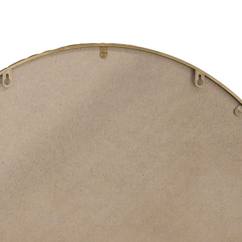 Miroir Mural Arqué 91x61cm, Miroir De Courtoisie Ou Décoration Murale, Doré