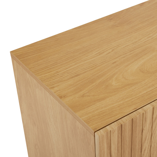 Buffet à 2 Portes Et Pieds En Métal 100x40x75 Cm