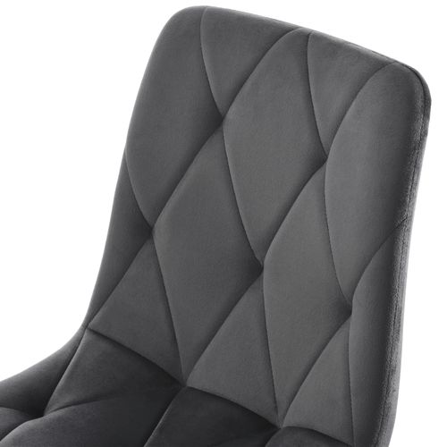 Chaise De Salle à Manger Minimaliste Moderne, Ensemble De 4 Pièces 45 X 46 X 86 Cm, Gris