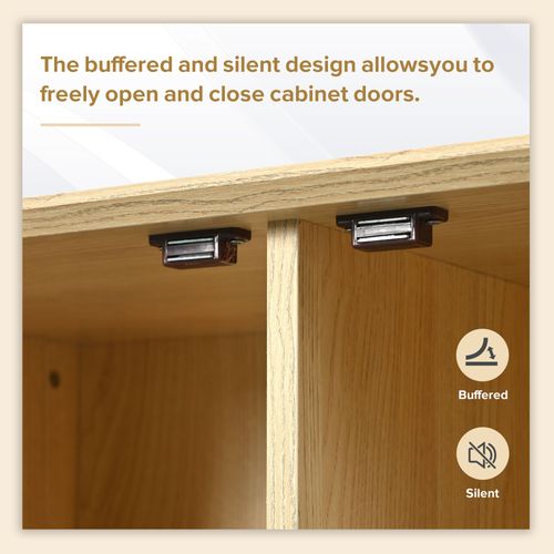 Buffet Moderne 120x40x80cm, 1 Tiroir Et 2 Portes Magnétiques, Pieds En Bois Massif, Couleur Chêne