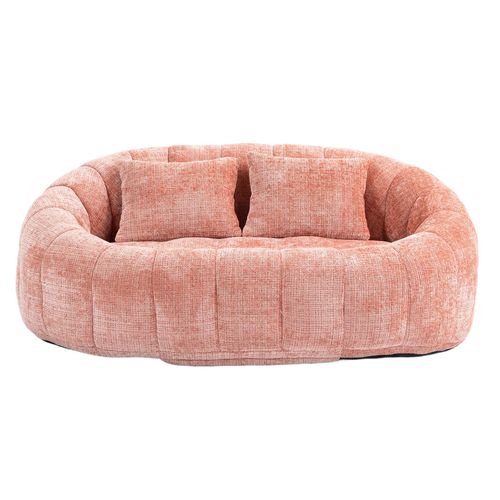 Fauteuil Poire 144,93 X 95 X 62,99 Cm, 2 Coussins, Rose