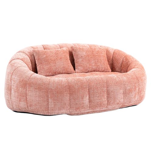 Fauteuil Poire 144,93 X 95 X 62,99 Cm, 2 Coussins, Rose