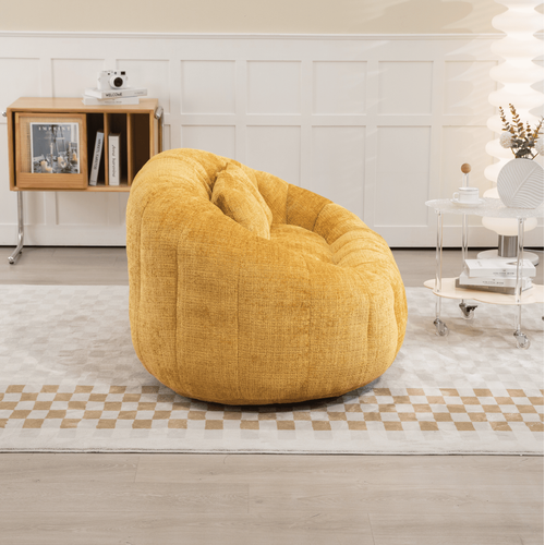 Fauteuil Poire 144,93 X 95 X 62,99 Cm, 2 Coussins, Jaune