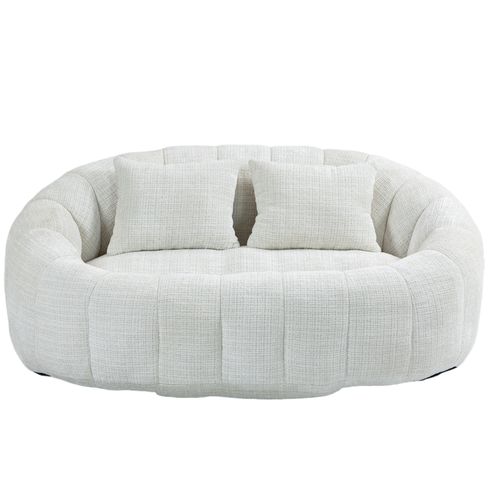 Fauteuil fixe 144,93 X 95 X 62,99 Cm, 2 Coussins, Beige