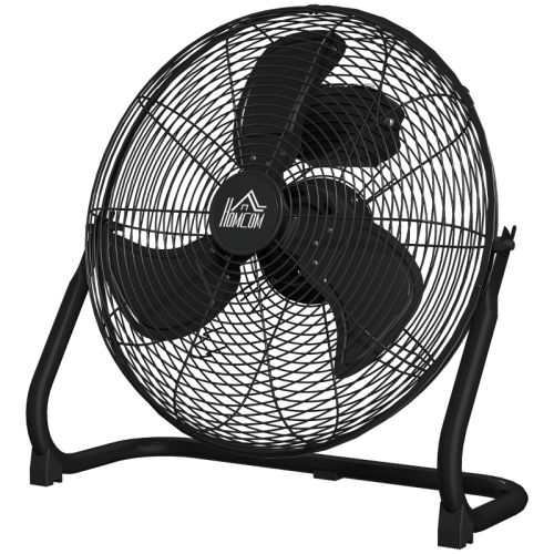 Ventilateur De Table, 3 Vitesses, Angle Réglable à 120°, Métal, Noir