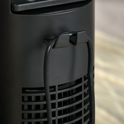 Ventilateur Colonne Avec Télécommande, Oscillation 70°, Minuterie, 4 Modes, Noir
