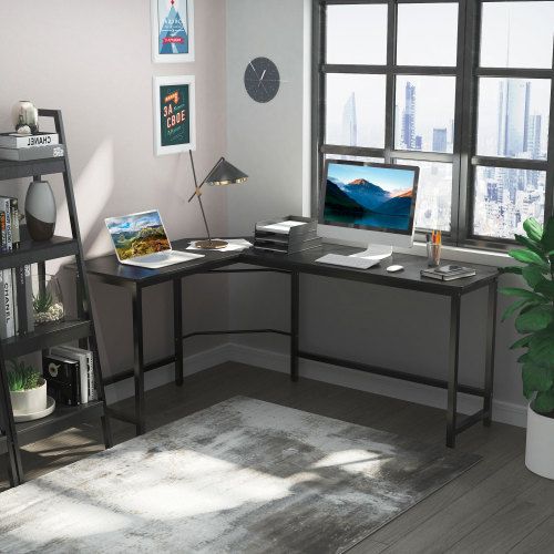 Bureau D'angle, Réglable En Hauteur, Pour Bureau à Domicile Et Bureau D'étude