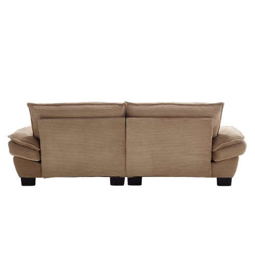 Canapé 2 Places, Avec Une Couette, Marron, Moderne Et Simple, Pour Salon, Chambre, Bureau