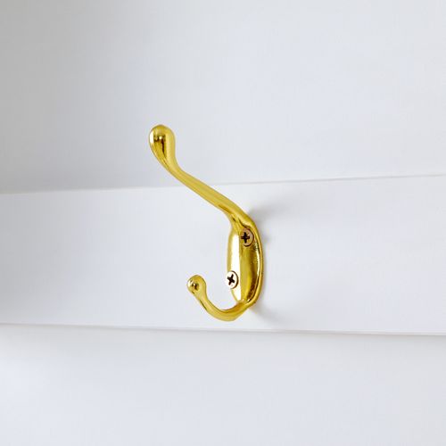 Vestiaire Meuble D’entrée Blanc Avec Étagère Réglable Et Rangement Fermé H.200cm