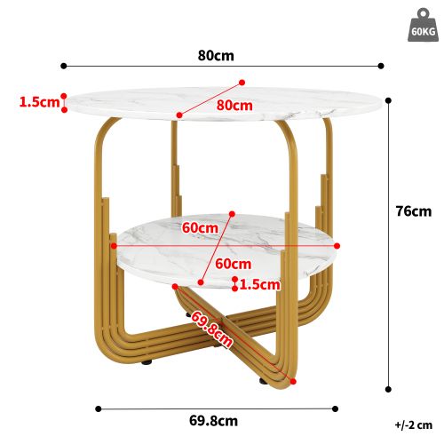 Ensemble Table Et Chaises, Table Ronde En Mdf Avec Pieds En Métal Doré Et 4 Chaises En Velours Gris