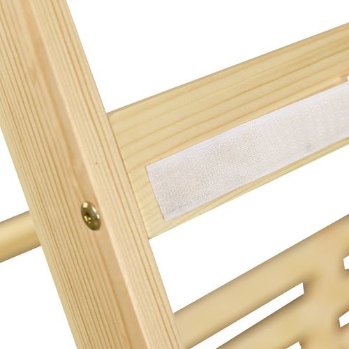 Lit Cabane Enfant 90x190 Cm, Avec Barrières De Sécurité Et Sommier à Lattes, Coloris Naturel