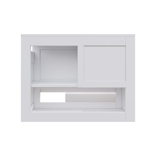 Lit Enfant 90x200 Cm, Lit Simple Avec 2 Tiroirs Et Meuble De Rangement, Blanc