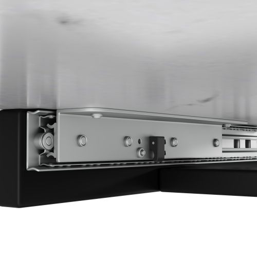 Table à Manger Extensible 120-160x80 Cm, Pieds En Fer Croisés Noirs, Plateau En Mdf Blanc