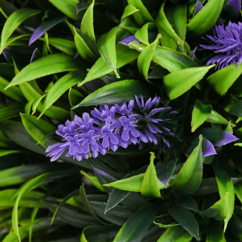 Lot De 2 Plante Artificielle Lavande Artificielle 70 Cm, Uv Résistant Avec Pot Pour Salon Et Jardin