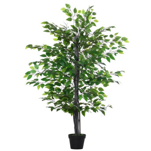 Plante Artificielle, Arbre Artificiel De Banyan Artificiel 145 Cm Avec Pot Pour Salon