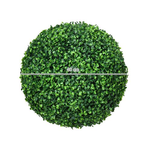 Lot De 2 Plante Artificielle Boule De Buis Artificielle, Uv Résistant