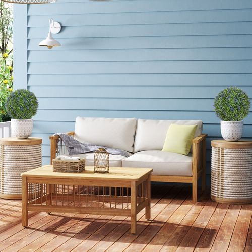 Lot De 2 Plante Artificielle Lavande Artificielle 60 Cm, Uv Résistant