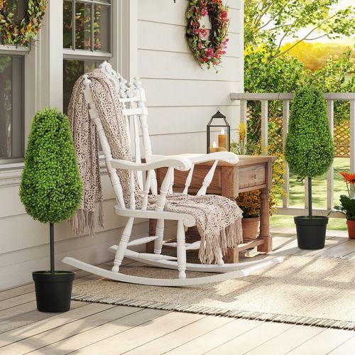 Lot De 2 Plante Artificielle Buis 90 Cm En Forme De Larme, Décoration Moderne