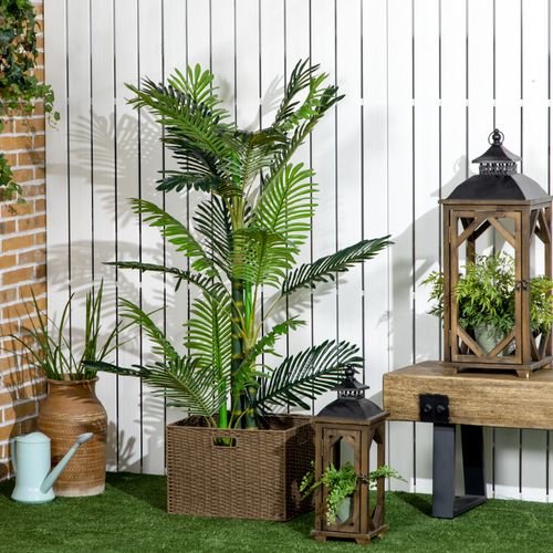 Plante Artificielle Palmier 150 Cm Avec Pot Rempli De Ciment