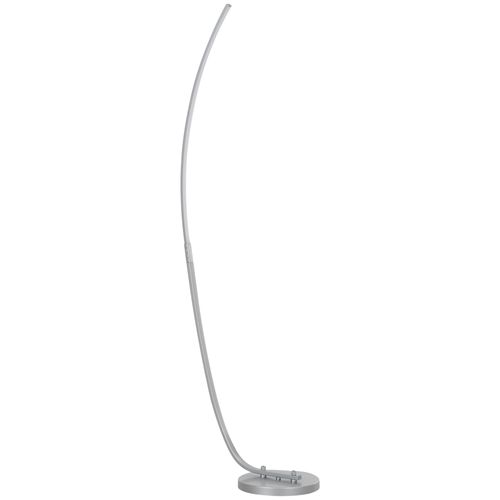 Lampadaire LED Moderne Incurvé, Métal Robuste, Luminosité Réglable, 46x25x147 Cm