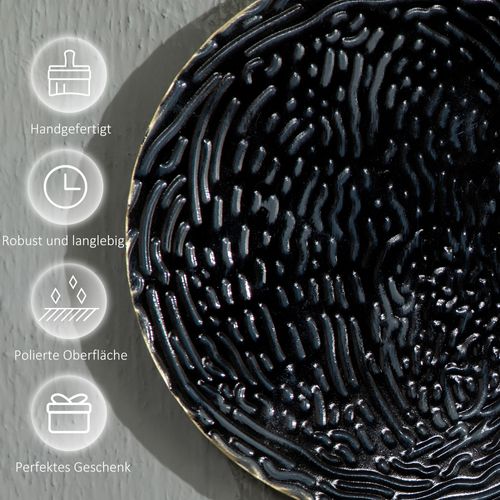 Objet à Suspendre121x4x53cm, moderne, décoration Murale 3d, métal , bleu+noir+doré