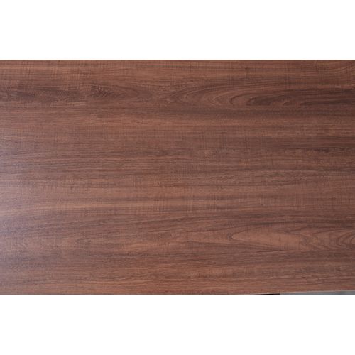 Table Basse Rotin 2 Tiroirs, Portes Coulissantes, Pieds Bois Massif, Marron