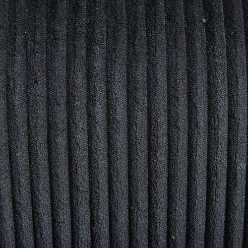 Canapé D’angle 4 Places, LED et Port USB-c, 4 Coussins, Velours - Noir