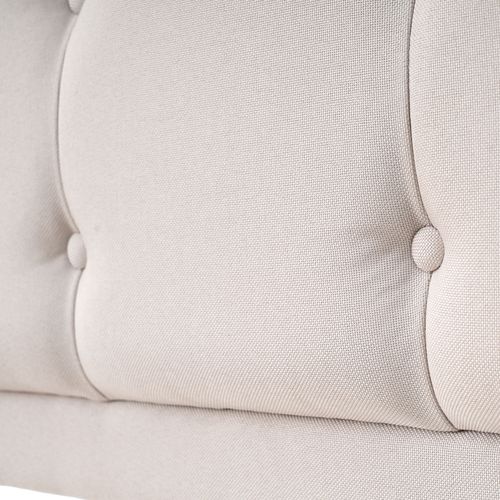 Lit Double Lit Coffre 140x200 Cm Avec Rangement - Tête De Lit Avec USB, Lin Beige