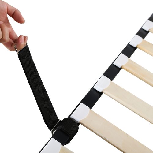 Lit Coffre Lit Double 180x200 Cm Convertible En Deux Lits Simples, Avec Rangement, Lin Beige