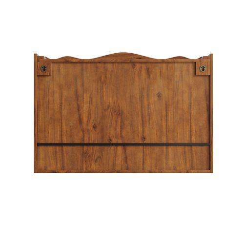 Armoire Murale90x20x60cm, 2 Portes En Verre Coulissantes, Naturel, Bois, Marron