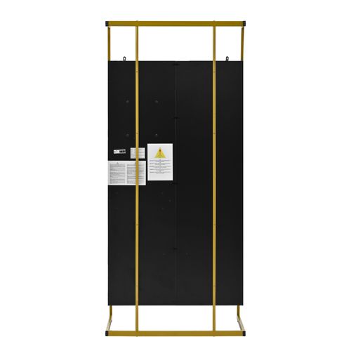 Meuble D’entrée, Vestiaire Compact Noir Avec Miroir, Crochets, Étagères Et Armoire à Chaussures