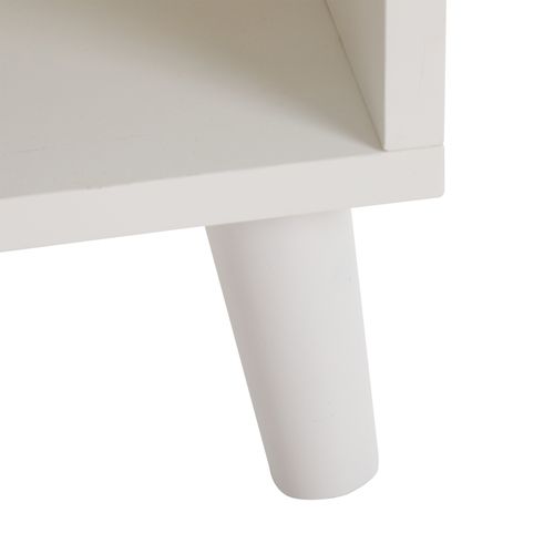 Meuble à Chaussures 90x35x99cm, Tiroir, 3 Porte, 5 Compartiment, 2 Niche, Tablette, Pb, Bois, Blanc